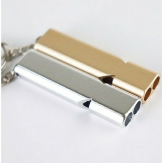 CÒI PHƯỢT 2 LỖ TẦN SỐ CAO - HỢP KIM NHÔM- KHÔNG PHAI MÀU.