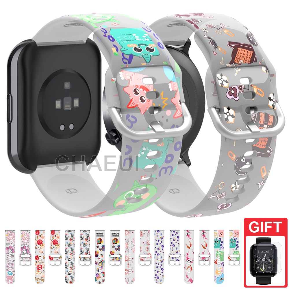 Dây Đeo Silicone Trong Suốt Thay Thế Cho Đồng Hồ Thông Minh Realme Watch 3 / 3 Pro / 2 / 2 Pro / S
