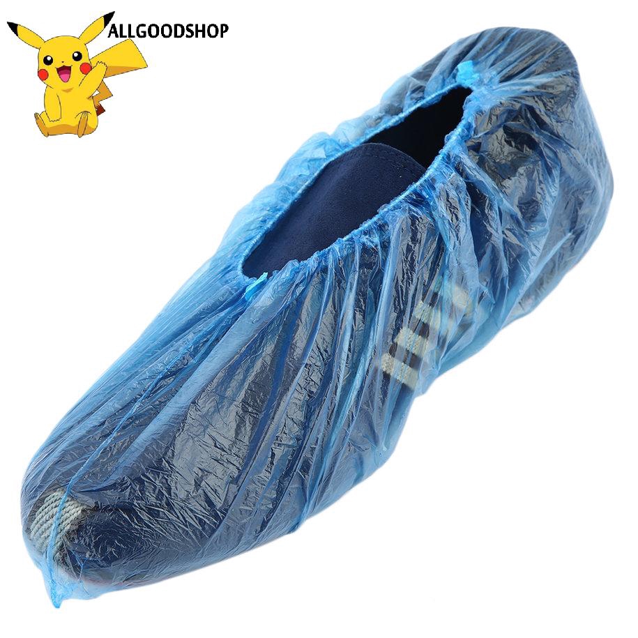 Set 100 bao nhựa bọc giày phân hủy được chống thấm nước khi đi mưa | BigBuy360 - bigbuy360.vn