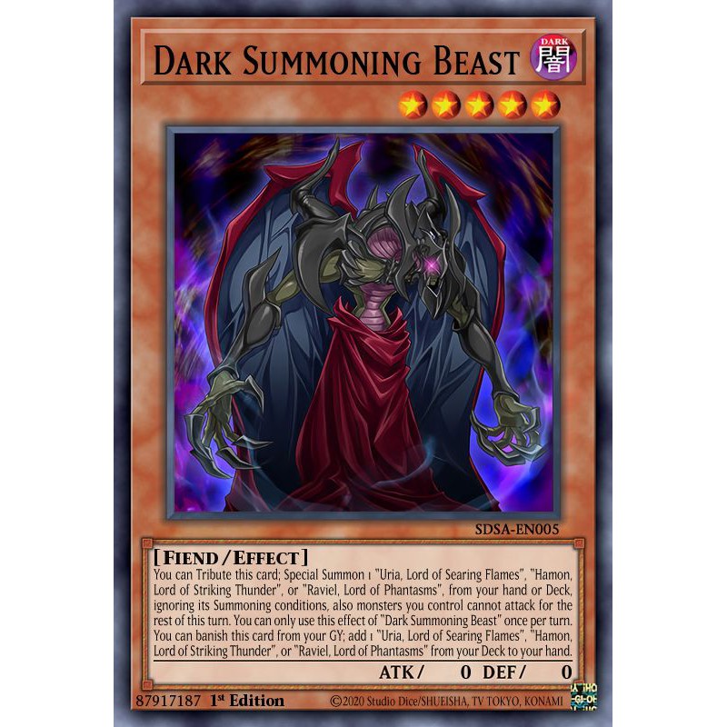 | Bài Yugioh In | Sacred Beast Deck 2020