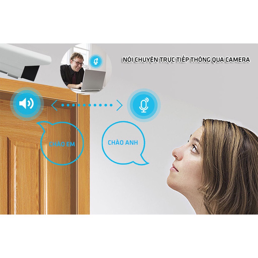 Camera wifi ngoài trời PTZ 2 ăng ten 16 đèn led Full HD 1080P siêu nét, góc rộng, xoay 360 độ, ban đêm có màu