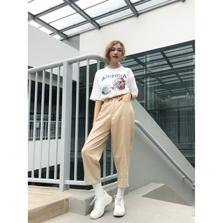 Quần Baggy Kaki Đen