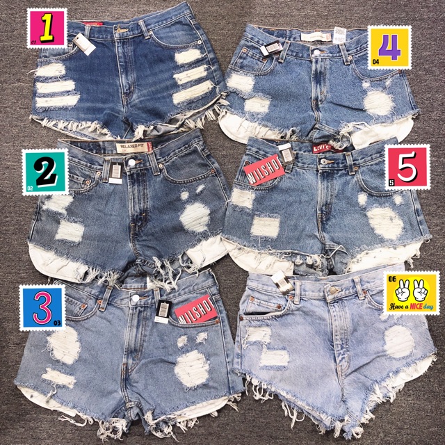 (SIZE 29) QUẦN SHORT JEANS VINTAGE