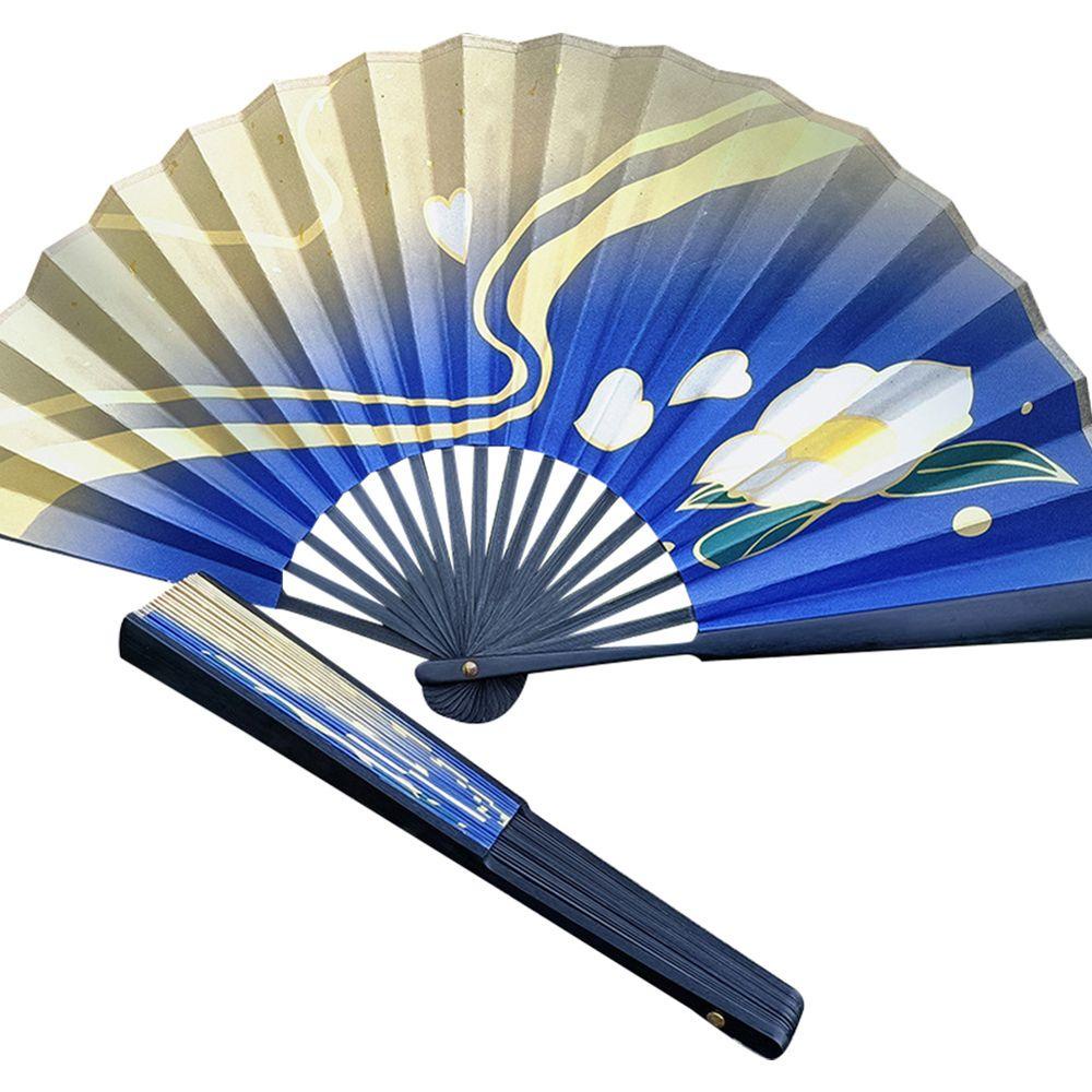 Darnell Quạt Gập Cầm Tay Hai Mặt Bằng Giấy Phong Cách Cổ Điển Để Chơi Game Genshin Va Chạm Thủ Công