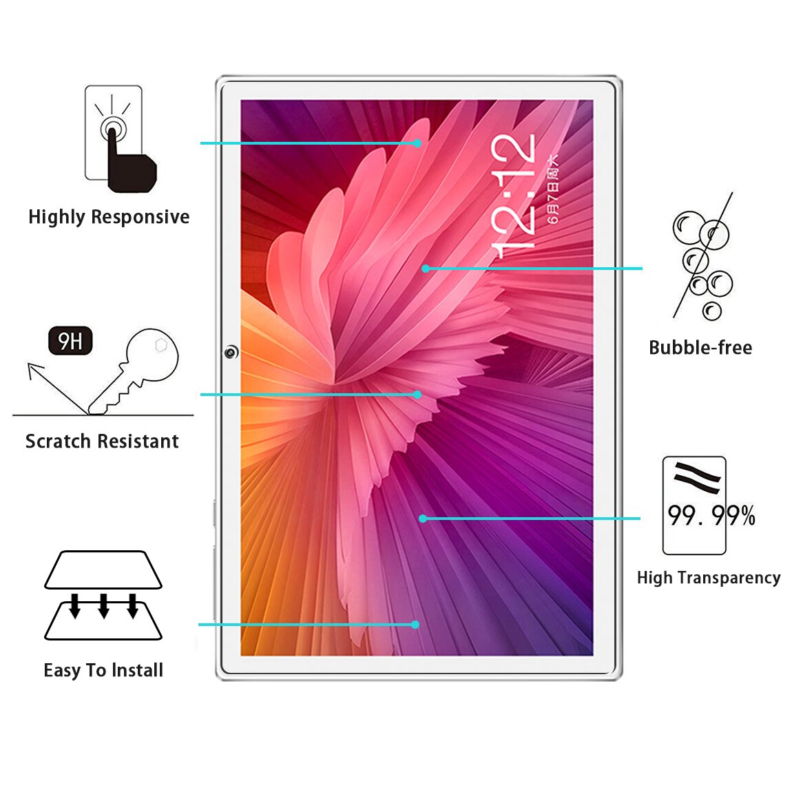 Kính Cường Lực Teclast M30 Bảo Vệ Màn Hình Cho Teclast M30 (10.1 ")