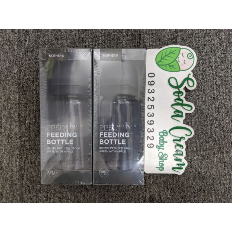Bình sữa/núm ti MOTHER K PPSU 180ml/280ml