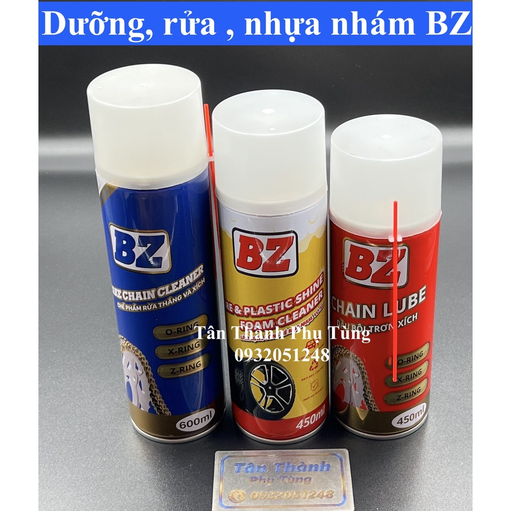 BZ Rửa sên, Dưỡng sên, Nhựa nhám TanthanhPT