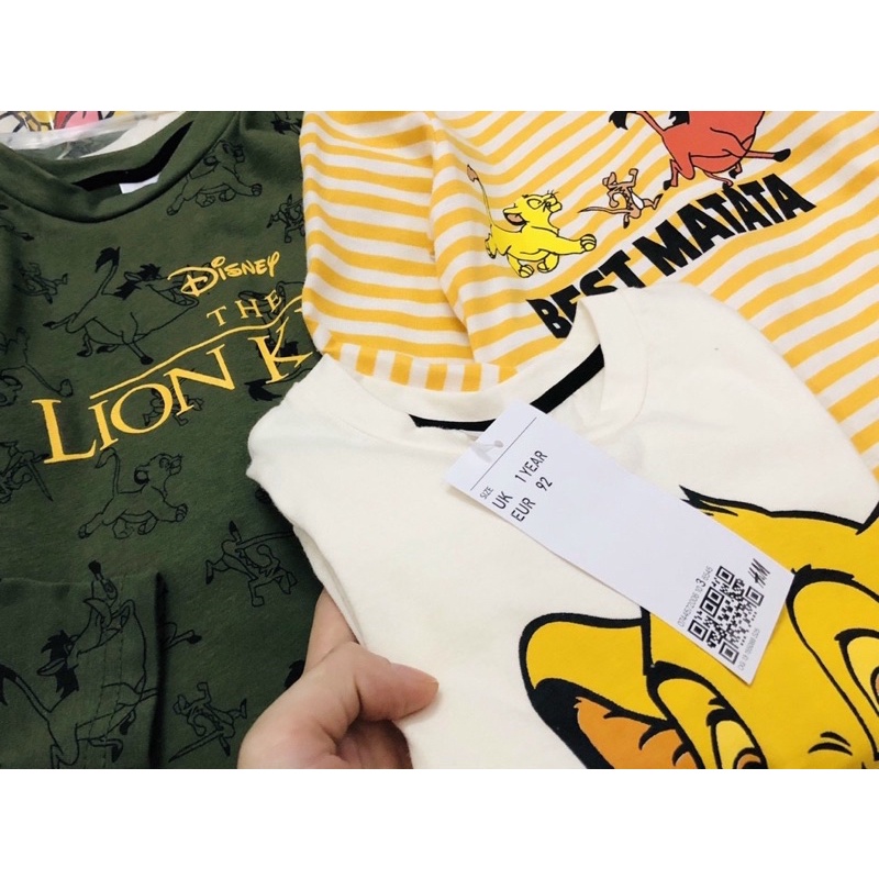 [GIÁ TỐT]SET 3 ÁO LION DÀI TAY THU ĐÔNG COTTON