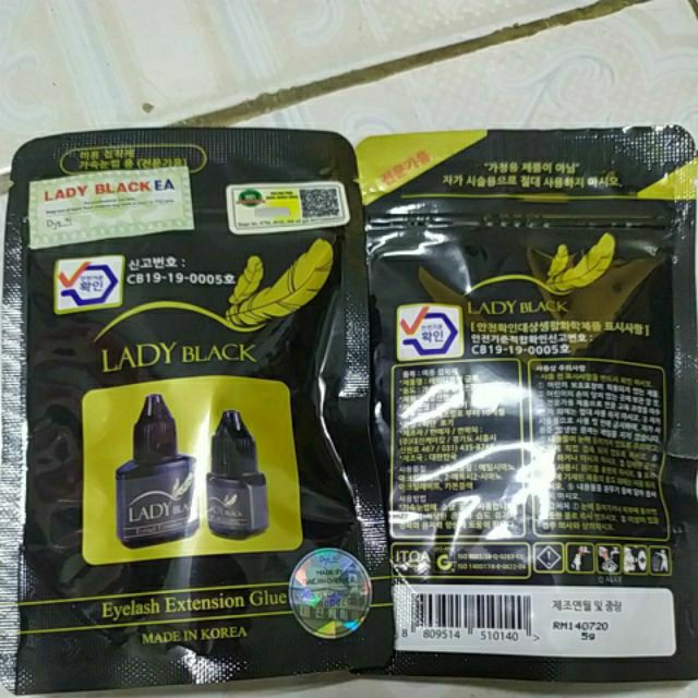 Keo nối mi Lady Black