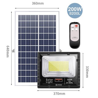 ĐÈN NĂNG LƯỢNG MẶT TRỜI CHÍNH HÃNG JINDIAN JD-8200L (200W)