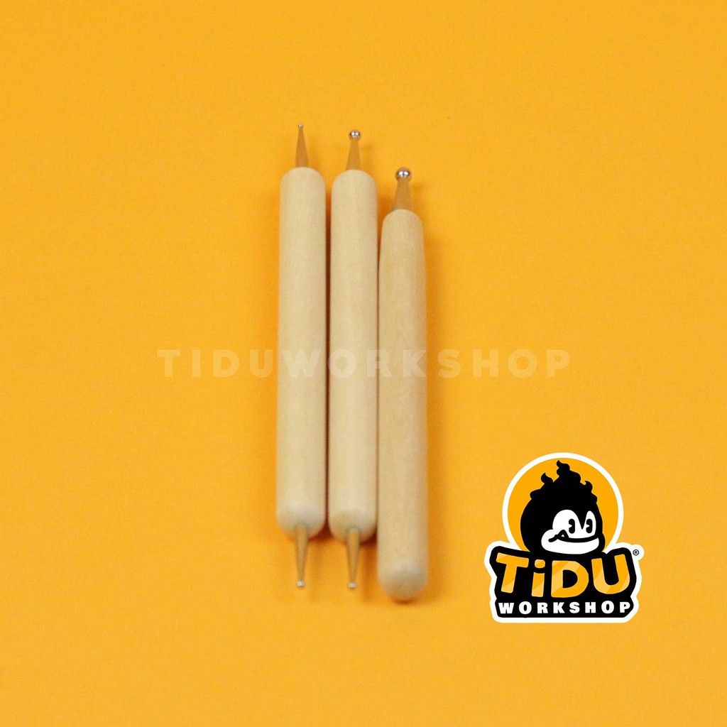 Bộ chấm bi cán gỗ 3 cây