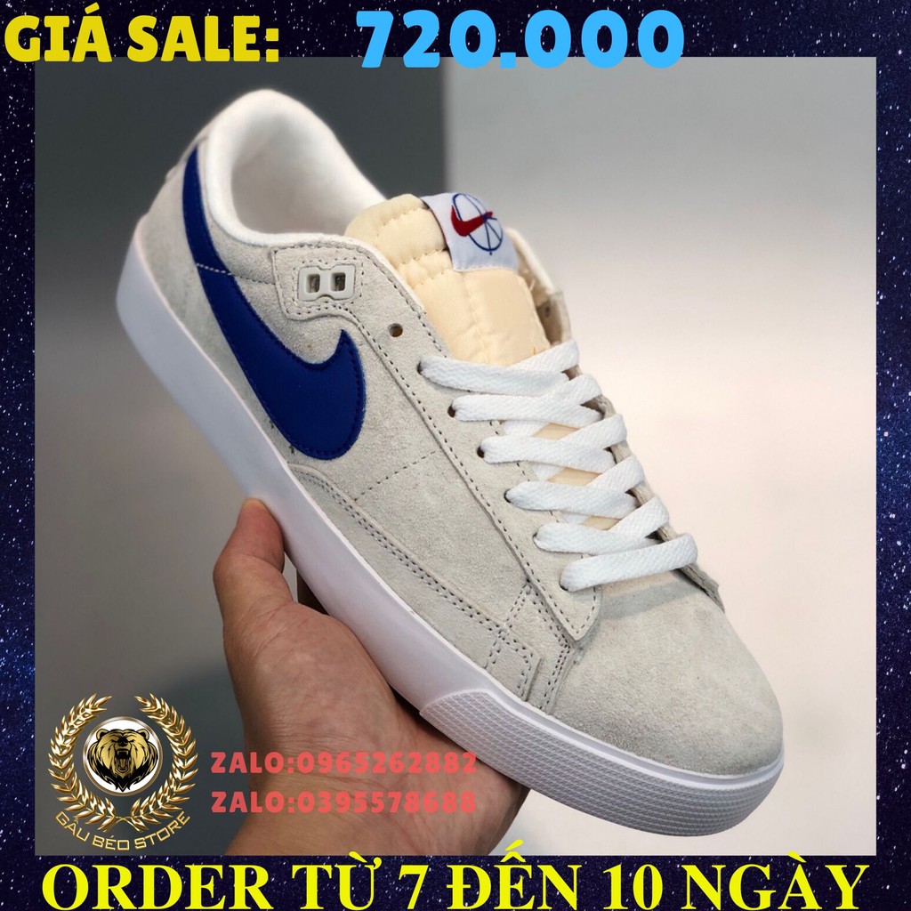 📦 FULLBOX 🌐 ORDER  🎀 SALE 50% 🎀 💯 ẢNH THẬT 🏷 Nike SB Zoom Blazer Low QS Antihero 🏷 👟 GIÀY NAM NỮ 👟