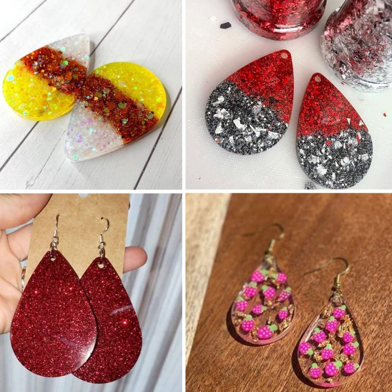 Khuôn Silicone Làm Mặt Trang Sức Hình Trái Cây Độc Đáo