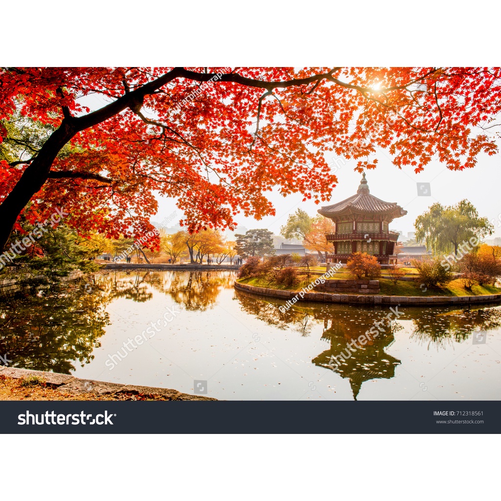 Tranh dán tường đường phố Hàn Quốc 3D Miễn Phí chèn tên riêng Quán, chèn chữ và logo theo yêu cầu