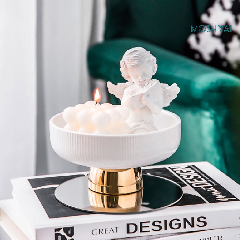 Khay Đựng Trái Cây Bằng Gốm Đa Năng Phong Cách Bắc Âu