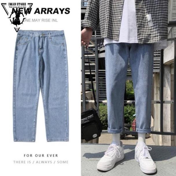 Quần Jean nam, Baggy nam, quần bò nam, Dáng Suông, rộng style hàn quốc 2022 TR01