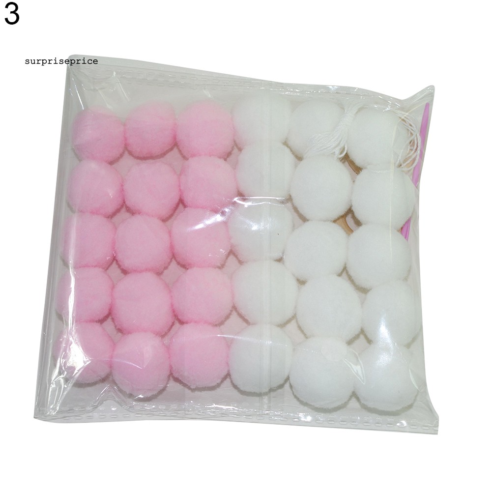Trái bóng lông pom pom trang trí tiệc sinh nhật