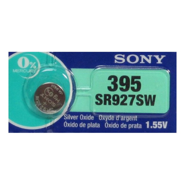 Pin đồng hồ Sony 395 – SR927SW 1.55V vỉ 1 viên - pin 927