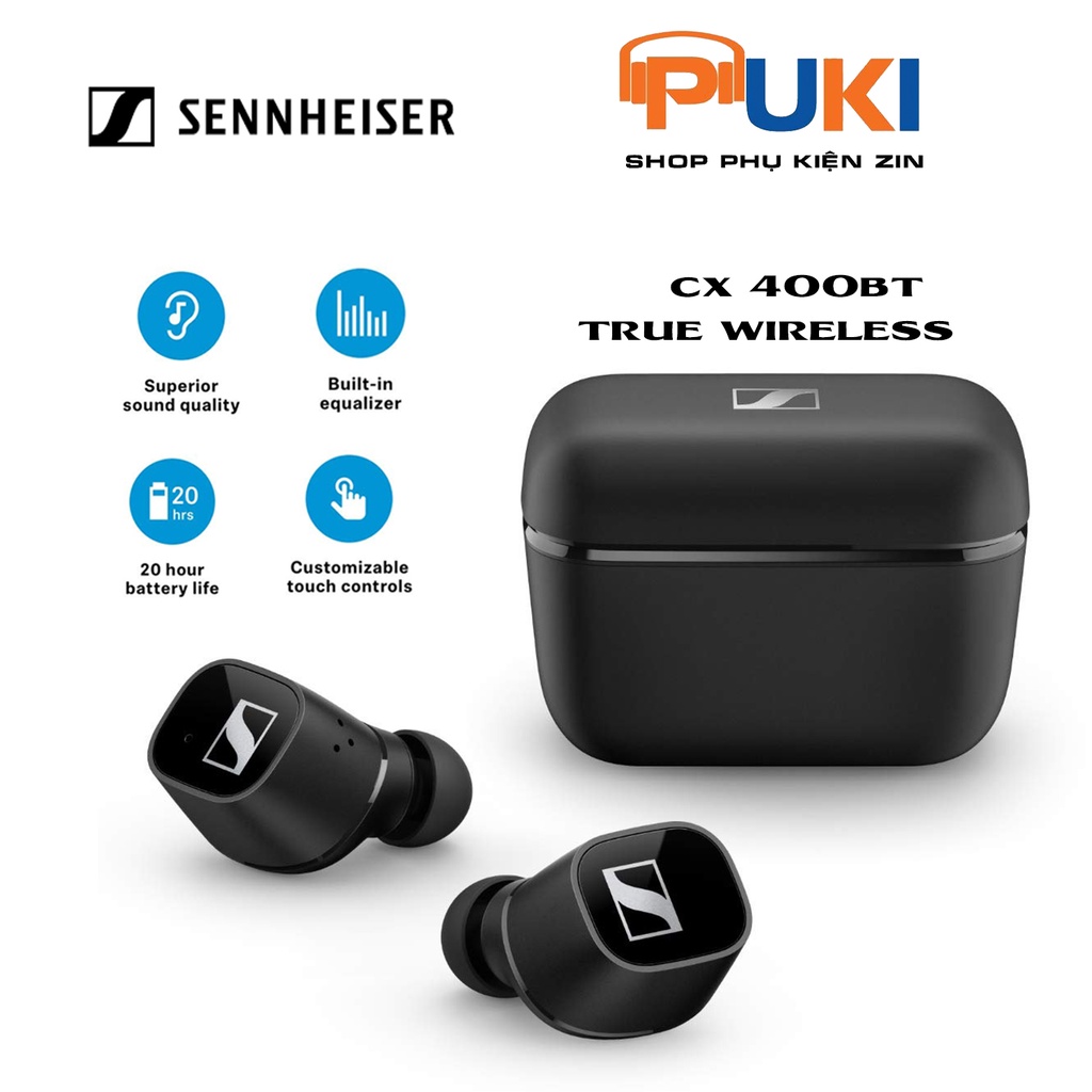 Tai nghe True Wireless SENNHEISER CX 400BT chính hãng - Nguyên seal- Tai nghe Không Dây Bluetooth