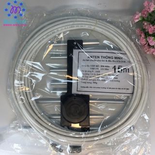 ăng ten tivi thông minh thu sóng DVB T2 kèm dây 15m - TBGD.angten-15m