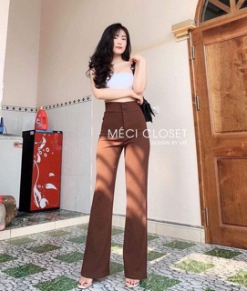 QUẦN LOE 2 KHUY HACK CHÂN DÀI MIÊN MAN