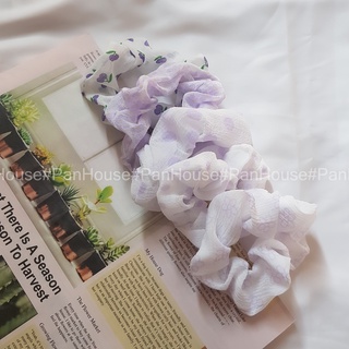 Set Dây buộc tóc Scrunchies 5 chiếc Tím Mơ Màng 2022