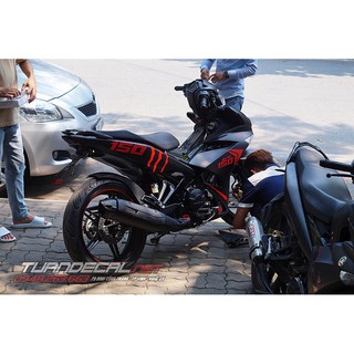 Tem Trùm Exciter 150 Monster đỏ đen