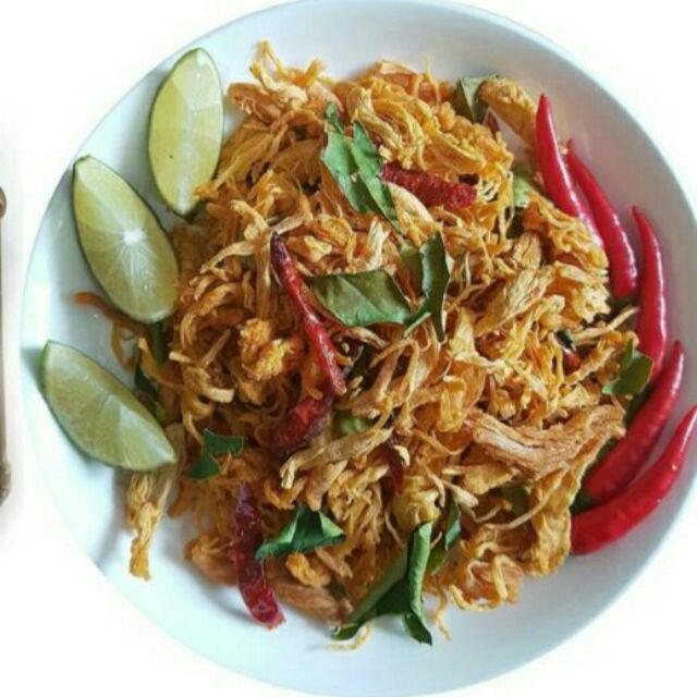 ( MIỄN SHIP Ở HCM) GÓI 500G Khô gà sấy lá chanh siêu ngon, siêu rẻ, chất lượng.. | BigBuy360 - bigbuy360.vn