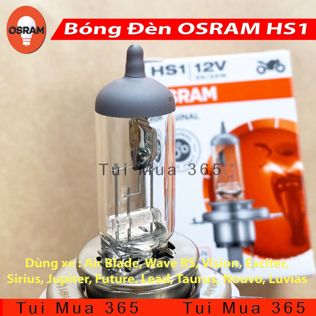 Bóng đèn OSRAM HS1 35W Air Blade, Wave RS, Vision, Exciter, Sirius, Jupiter, Future, Lead, Taurus, Luvias