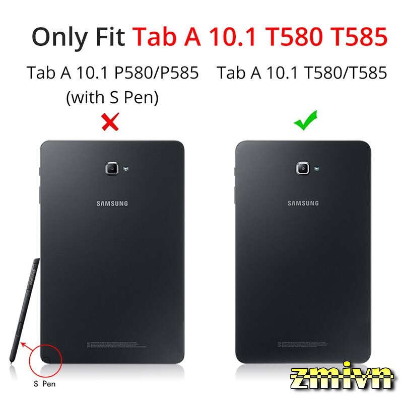 Bao da XOAY 360 Samsung Galaxy TABA 10.1 2016 T580 / T585 / T587