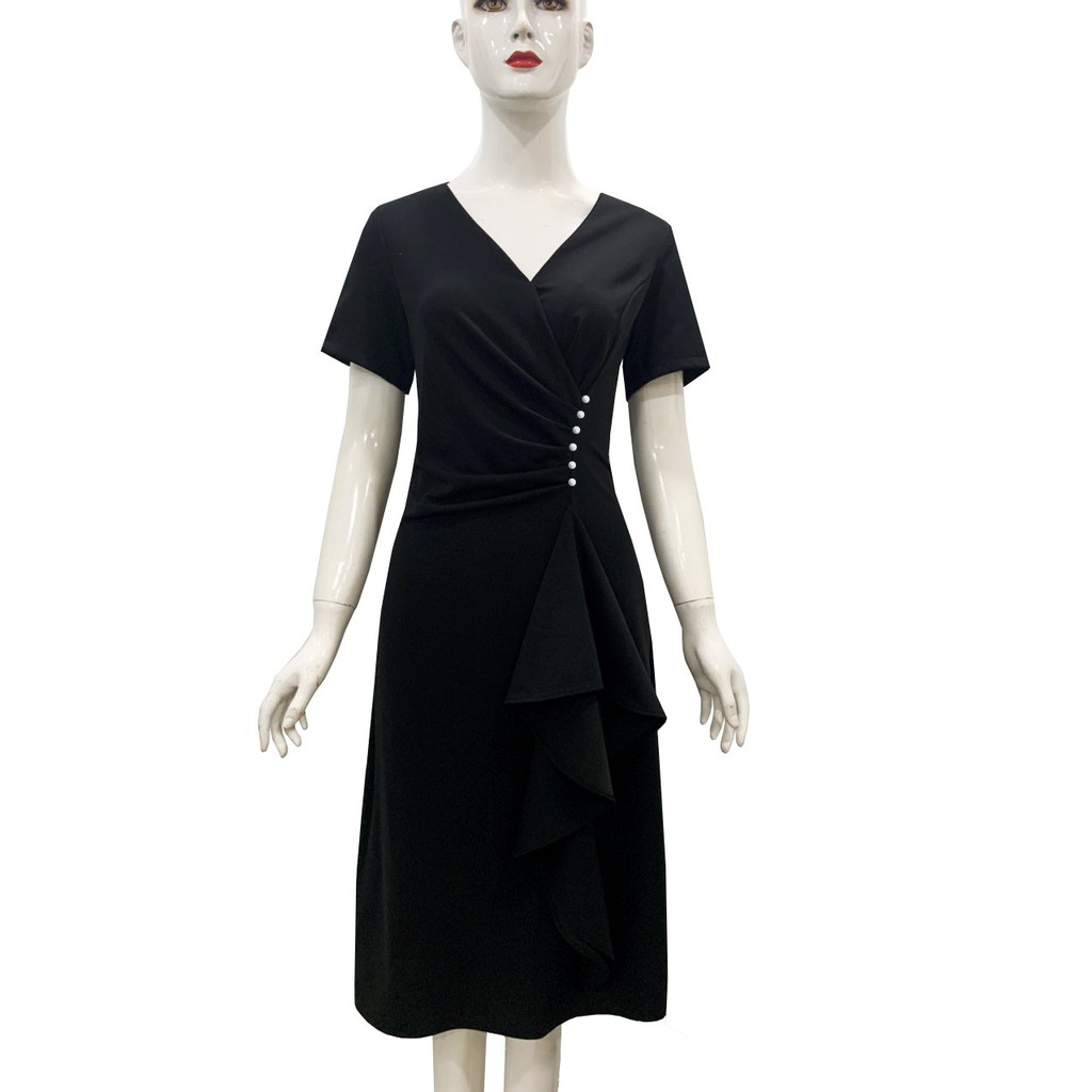 SIÊU CHẤT - SANG CHẢNH - ĐẦM XÒE CÔNG SỞ KIỂU ĐẦM XÒE DỰ TIỆC ĐÍNH HẠT BẸT D3321 3308
