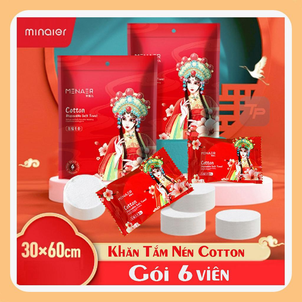 Khăn Tắm Nén MINAIER [6 viên/1 gói]