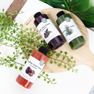 Set 3 Sữa Rửa Mặt Rau Củ Thải Độc Super Vegitoks Cleanser Mini
