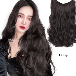 Tóc giả Wigsin hình chữ v kiểu gợn sóng có 4 kẹp tiện dụng và bền bỉ
