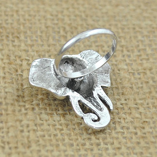 Nhẫn đeo khớp ngón tay hình voi phong cách Boho độc đáo cho nữ