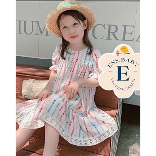 Váy xoè cầu vồng xinh xắn cho bé