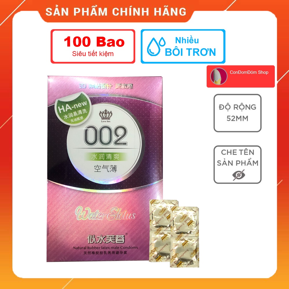 Bao cao su HA 0,02 nhiều nước nội địa Trung