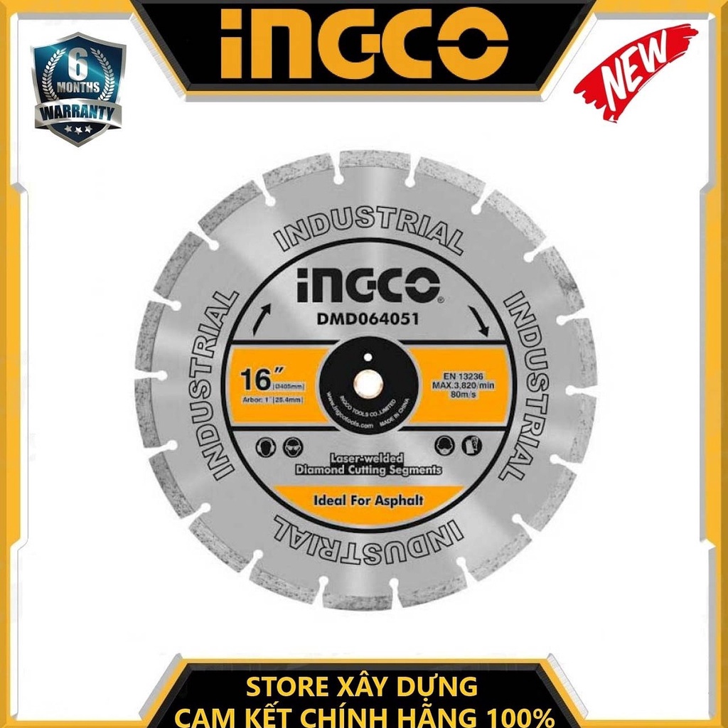 ĐĨA CẮT NHỰA ĐƯỜNG  405MM(16")X25.4MM  INGCO DMD064051- HÀNG CHÍNH HÃNG