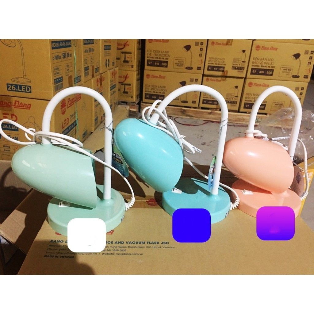 Đèn bàn học chống cận rạng đông RD-RL-38.LED - bảo vệ thị lực , 6W tiêt kiệm điện năng , bảo hành 24 tháng
