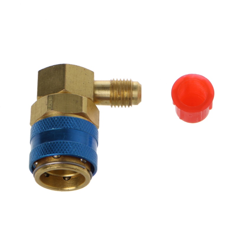 Đầu Nối Nhanh Điều Chỉnh Áp Suất Cao AC R134A Bằng Đồng Cho Máy Điều Hòa