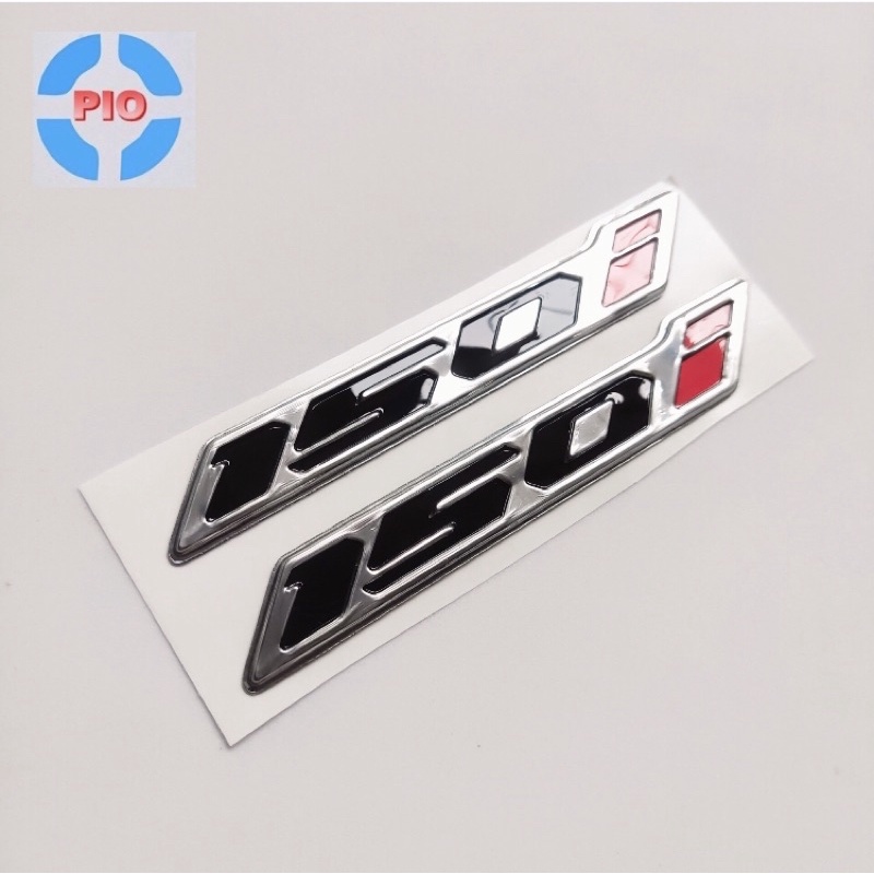 Tem Chữ Nổi 3D Click Thái/ Tem Số Nổi 3D Click Thái 150i 125i, Wave Thái 125i Trang Trí Xe Máy