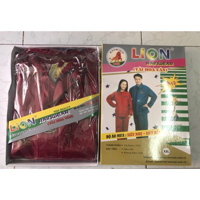 Combo 3 bộ áo mưa