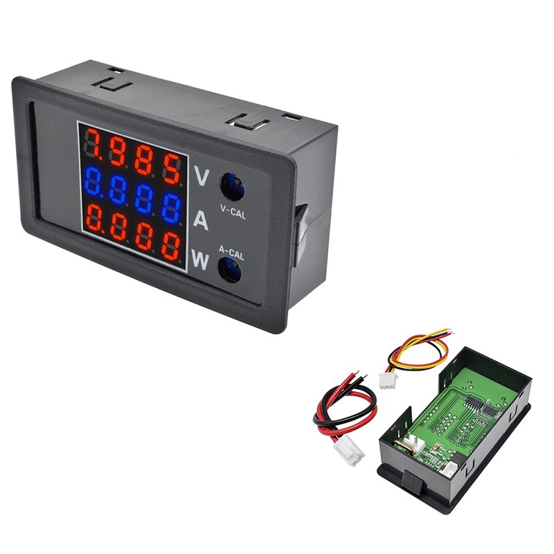 Đồng Hồ Đo Điện Áp Kỹ Thuật Số DC 100V 10A 1000W