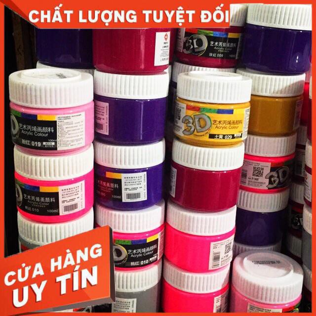 [Mã LIFEXANH03 giảm 10% đơn 500K] Màu 100ml màu vẽ tranh Acrylic rẻ nhất