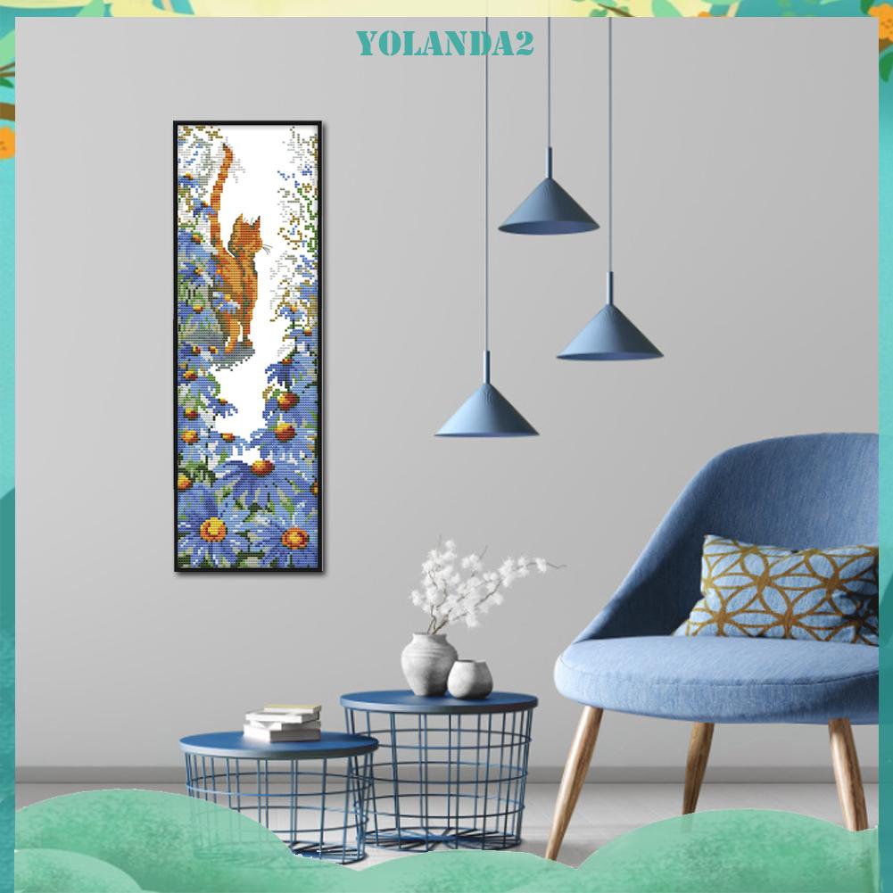 Bộ 14 Tranh Thêu Chữ Thập Họa Tiết Độc Đáo Trang Trí Tường