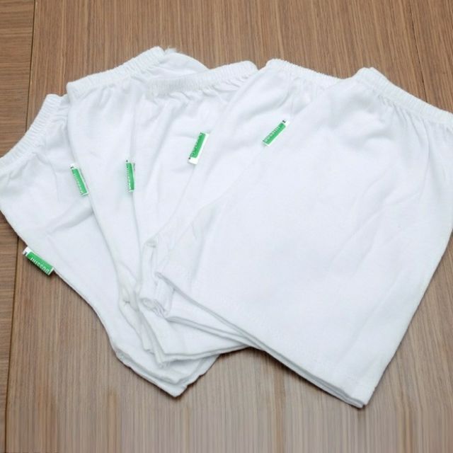 Sét 5 quần ngắn trắng sơ sinh cho bé Bosinis