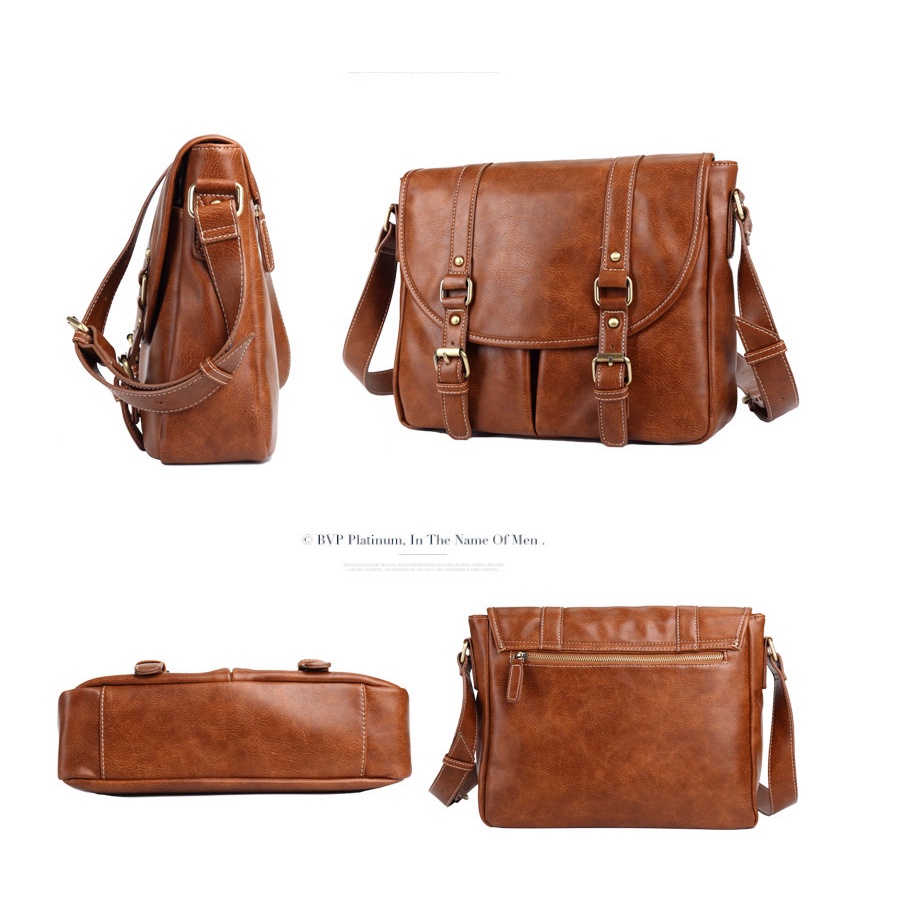 Túi đeo chéo nam đa chức năng thời trang cao cấp phong cách mới