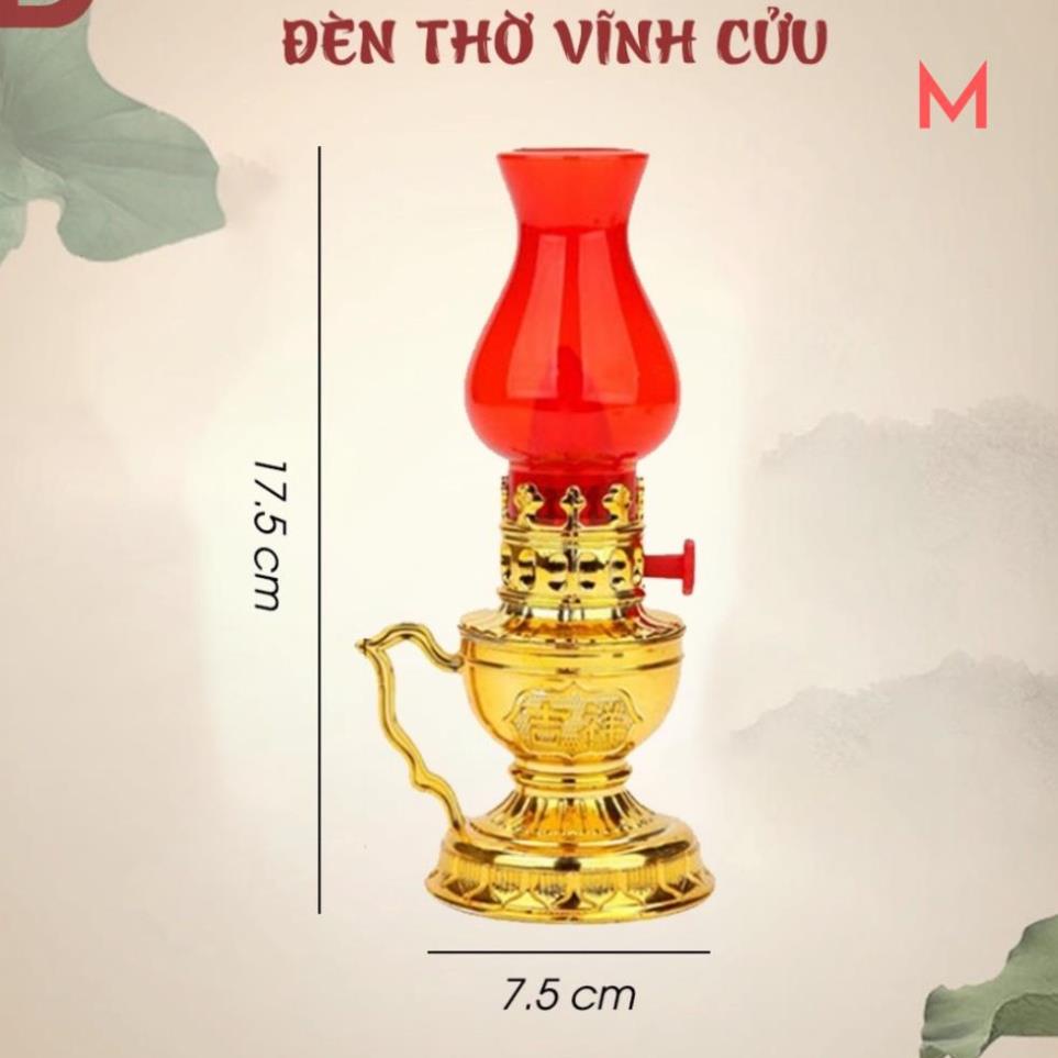 Đèn Thờ Sử Dụng Pin Vĩnh Cửu Kiểu Dáng Cổ Kính Trang Nghiêm, An Toàn Tiết Kiệm Điện Khi Sử Dụng T2