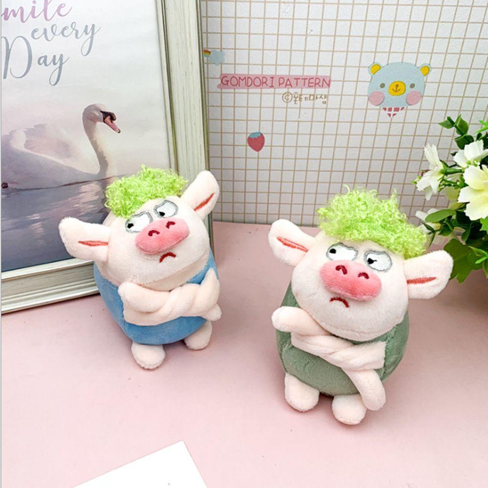 Móc Khóa Heo Nhồi Bông Mềm Mại Dễ Thương