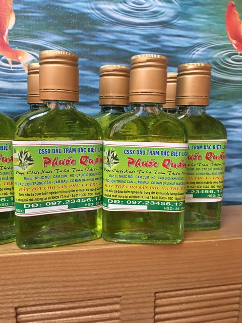 Tinh dầu tràm phước quảng loại xịn 100ml 1 chai
